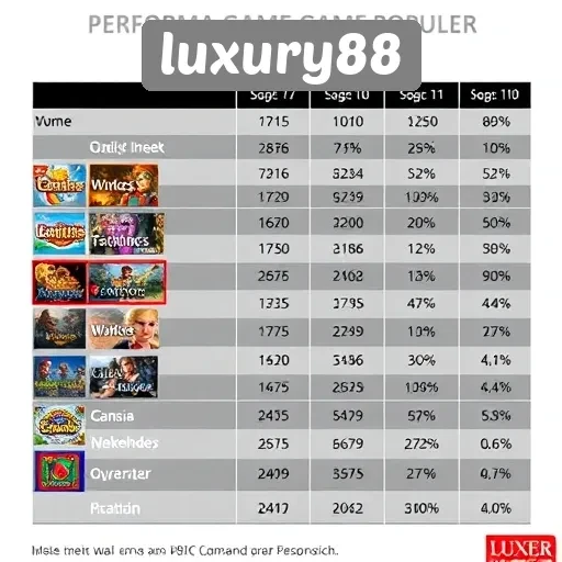 Analisis Performa Game Populer di luxury88 di Kalangan Gamer Indonesia